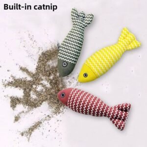 Pet Mint Fish Toy - Three Colors Are Randomly Issued, Shovel Officials Must Enter, Pet Mint Fish Toys, Suitable For Cats Of All Ages - Image 7
