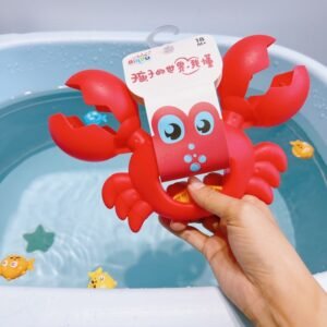 Children's Bathroom Bath And Water Toys Large Crocodile Eating Small Fish - Image 7