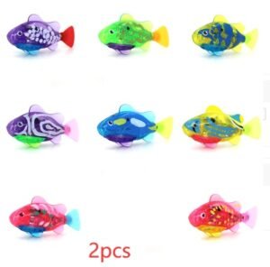 Cat Interactive Electric Fish Water Toy For Indoor Play Swimming Robot Fish Toys For Cat Dog Pet Baby Swimmer Bath Robofish Toys - Image 5