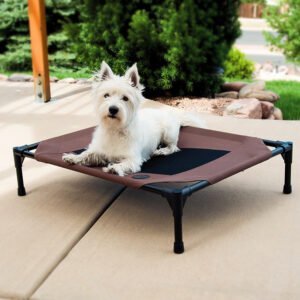 Pet bed dog moisture-proof removable washable stack dog bed Oxford cloth camp bed - Image 7