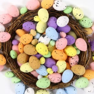 Color Simulation Quail Eggs 3X2 Simulation Foam Bird Eggs 1.8X1.5 Decoration Supplies - Image 3