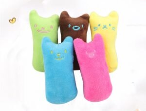 Catnip Cat Toys Pillow Interactive Cat Toy Catnip Pet Supplies Pillow Thumb Plush Teeth Grinding Bite Mint Cat Accessories - Image 7