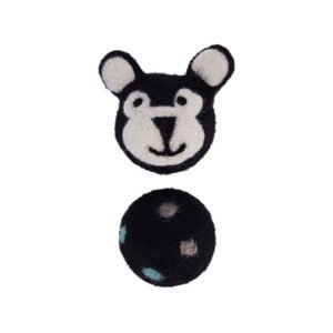 Colorful Felt Stretch Ball Cat Toy Ball Pet Toy With Small Bell Sound Play Cat Toys Creative Interactive Cat Dog Chew Toy - Image 7