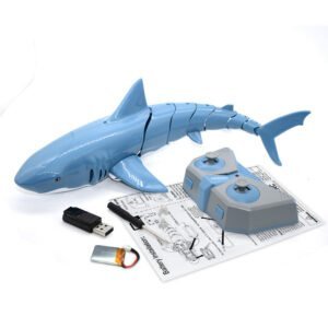 Remote Control Shark 2.4G Remote Control Fish Children's Toys Summer Water Toys - Image 2
