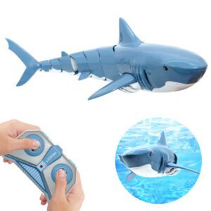 Remote Control Shark 2.4G Remote Control Fish Children's Toys Summer Water Toys - Image 4