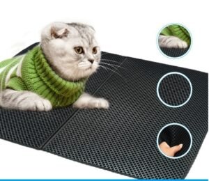 Waterproof Pet Cat Litter Mat EVA Double Layer Cat Litter Trapping Pet Litter Cat Mat Clean Pad Products For Cats Accessories - Image 5