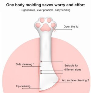 Multifunction Pet Canned Spoon Jar Opener Puppy Feeding Mixing Wet Dry Scoop Cat Dog Accessories Feeder Shovel Pets Tableware Multifunction Pet Canned Spoon Jar Opener Puppy - Image 6