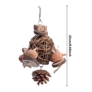 Fruit Wood Parrot Toy Bird Supplies - Image 6