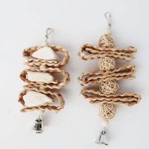 Straw Woven Fruit Toy Parrot Supplies Bird Toys - Image 3