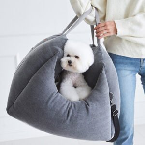 Pet Dog Car Carrier Seat Waterproof Basket Portable Car Seat Safety Travelling Mesh Hanging Bags Breathable Beds & Sofas - Image 2