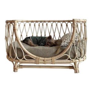 Pet Bed Handmade Rattan Woven Pet Bed Sofa For Dogs - Image 6