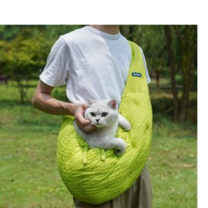 Dog Carriers For Small Dogs Puppy Carrier Bag With Pet Cat Pet Cat Dog Slipped Out Portable Shoulder Diagonal Warm Small Dogs - Image 4