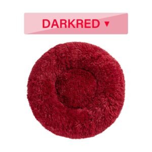 Fluffy Donut Dog Bed  Warm Soft Long Plush Pet Cushion Dog House Cat  Bed Washable Pet Sofa Mat Calming Samll Large Dog Beds - Image 6