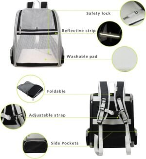 Innovative Traveler Bubble Backpack Pet Carriers For Cats And Dogs - Image 6