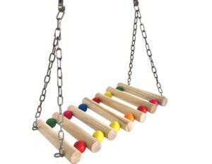 Parrot Toy Bird Supplies Colorful Swing Ladder - Image 8