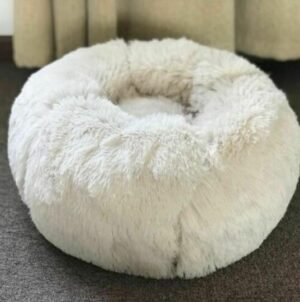 Dog Beds For Small Dogs Round Plush Cat Litter Kennel Pet Nest Mat Puppy Beds - Image 3