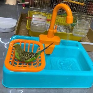 Parrot Bathtub Automatic Bathing Box Bird Cage Bird Supplies - Image 3