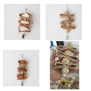Straw Woven Fruit Toy Parrot Supplies Bird Toys - Image 9