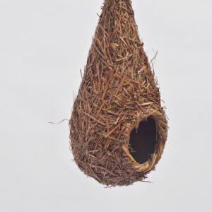 Bird's Nest Bird's Nest Small Bird Supplies Bird Cage Straw Outdoor - Image 5
