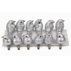 Christmas Supplies Microscopic Decoration Props Simulation Bird 12pcs - Image 4