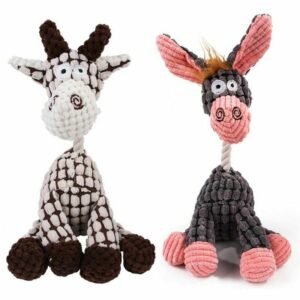 Dog Toy Play Funny Pet Puppy Chew Squeaker Squeaky Plush Sound Toys Clean Teeth - Image 3