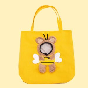 Little Bee Design Cat Dog Carrier Bags Portable Breathable Bag Soft Pet Carriers With Safety Zippers Outgoing Travel Pets Handbag - Image 5