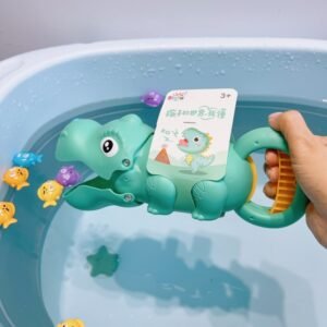 Children's Bathroom Bath And Water Toys Large Crocodile Eating Small Fish - Image 10