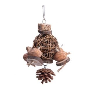 Fruit Wood Parrot Toy Bird Supplies - Image 4