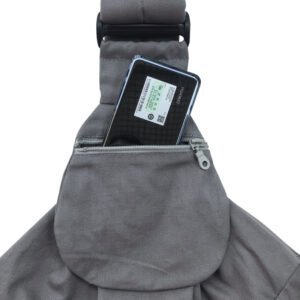 Foldable Portable Phone Holder Dog Food Bags Pet Messenger Bag Canvas Material Pet Outdoor Backpack - Image 4