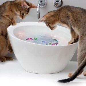 Cat Interactive Electric Fish Water Toy For Indoor Play Swimming Robot Fish Toys For Cat Dog Pet Baby Swimmer Bath Robofish Toys - Image 3