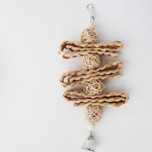Straw Woven Fruit Toy Parrot Supplies Bird Toys - Image 6
