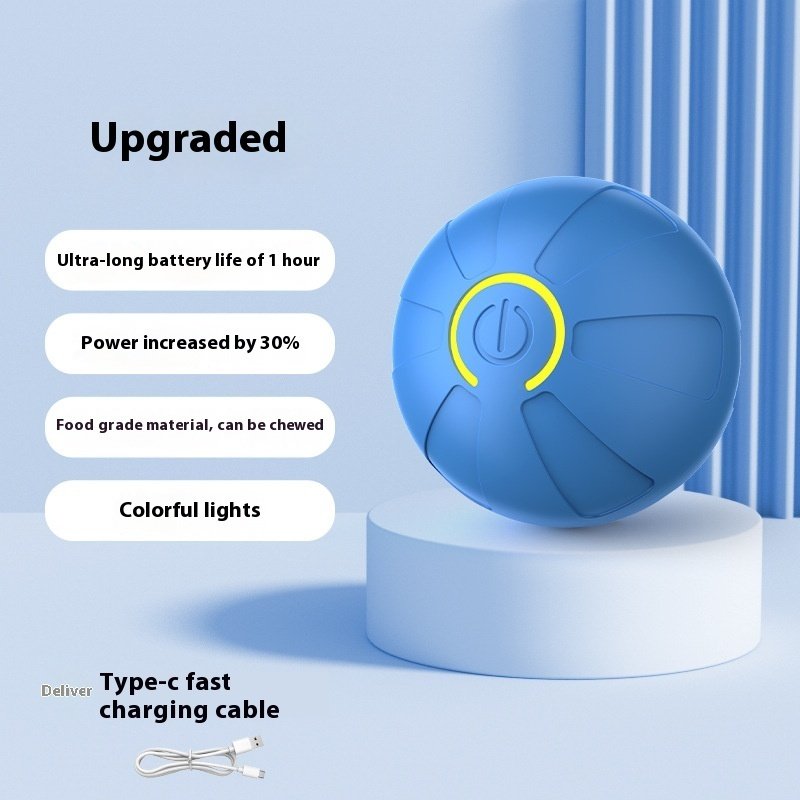 Pets Electric Jumping Ball Automatic Dog-teasing Luminous Pet Products Pets Dogs Training Products Ball Toys For Dogs Resistance - Image 5