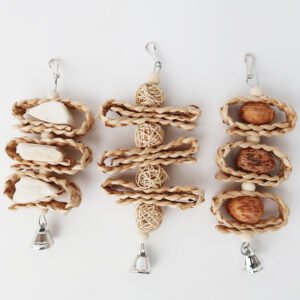 Straw Woven Fruit Toy Parrot Supplies Bird Toys