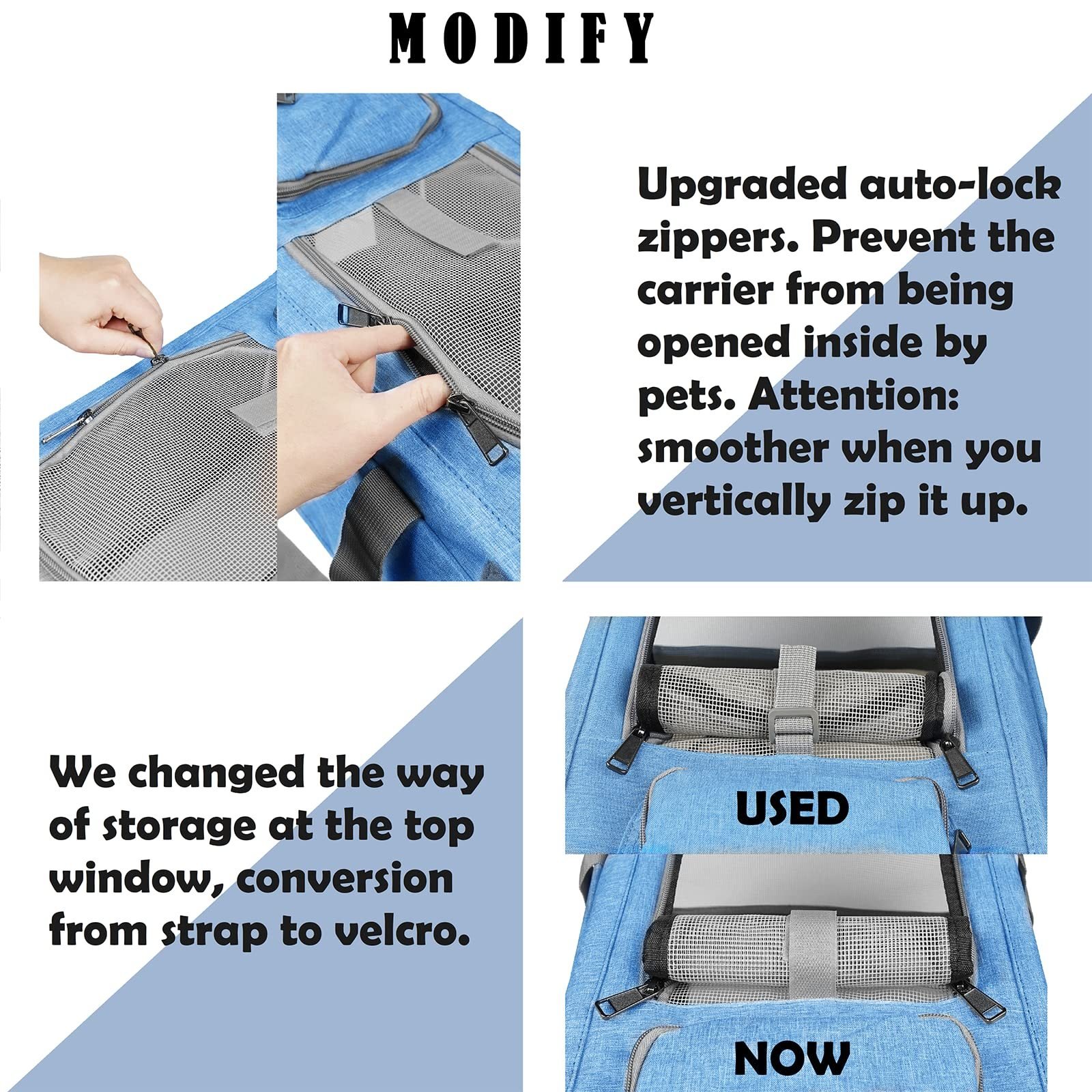 Pet Carrier For Large And Medium Cats, Soft-Sided Pet Carrier For Big Medium Cats And Puppy, Dog Carriers Cat Carriers Pet Privacy Protection Travel Carriers - Image 3