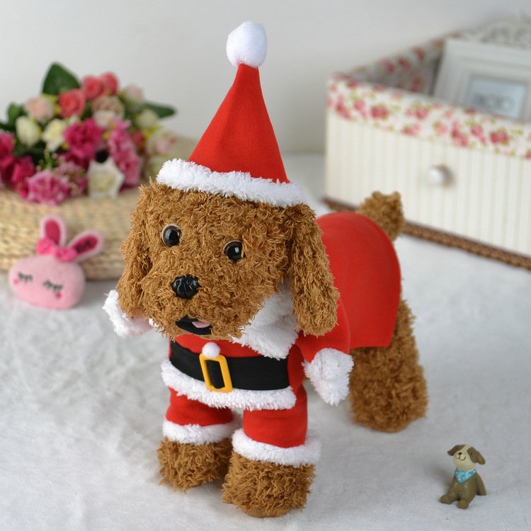 Pet Christmas Decoration Costume Pet Standing Costume - Image 4