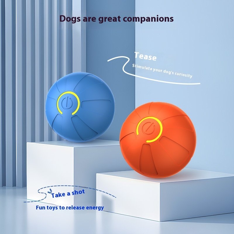 Pets Electric Jumping Ball Automatic Dog-teasing Luminous Pet Products Pets Dogs Training Products Ball Toys For Dogs Resistance - Image 4