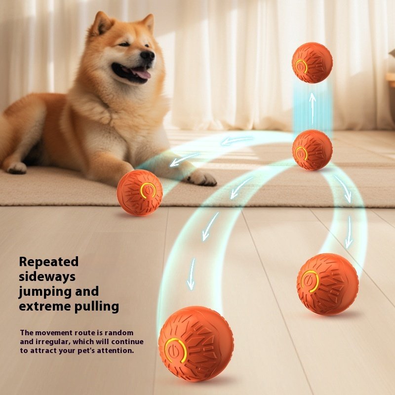 Pets Electric Jumping Ball Automatic Dog-teasing Luminous Pet Products Pets Dogs Training Products Ball Toys For Dogs Resistance - Image 6