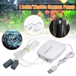 Aquarium AirPump Mini Compressor Single And Double Outlet Aquarium Aquarium Fish Tank OxygenPump