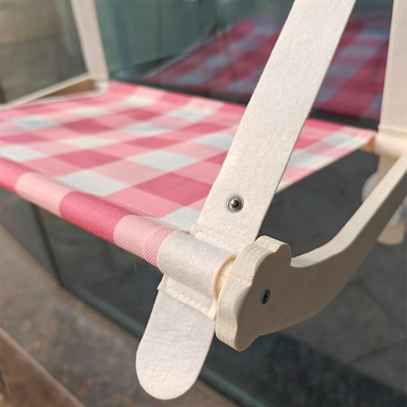 Durable Wooden Cats Hammock Pet Mat Comfortable Sun Seat Cats Beds Cat Climbing Frame Pets Accessories Cat Window Hammock Mats - Image 8